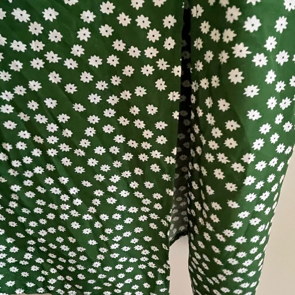 Women's Summer Floral Print Spaghetti Strap Split Thigh Cami Midi Dress Small - Picture 5 of 6